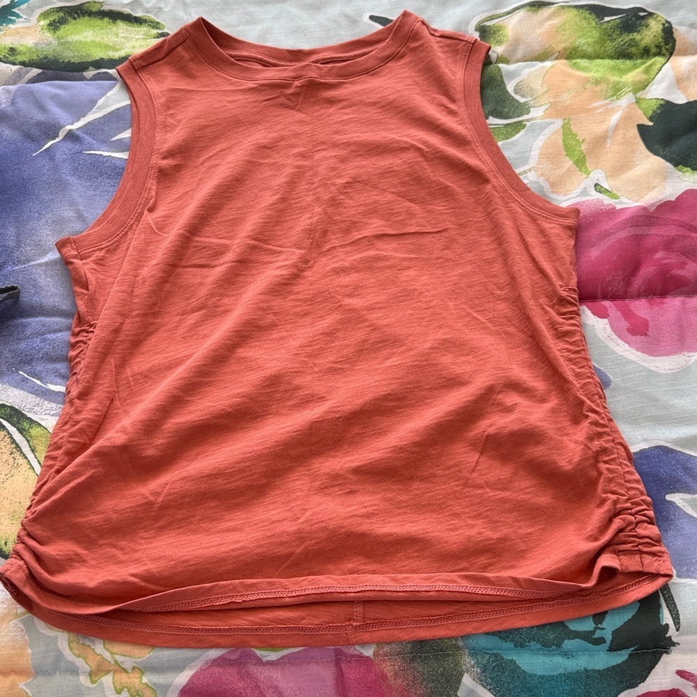 Target Coral‎ Pink Sleeveless Tank Top Scoop Neck Casual Summer Womens Top